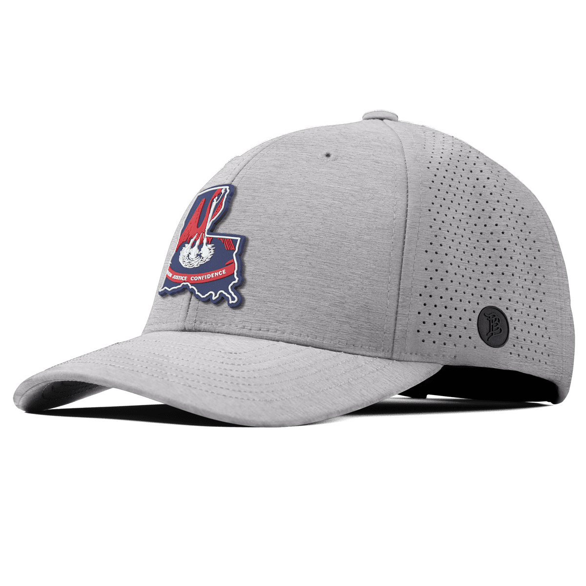 Louisiana Patriot Series Elite Curved Heather Gray 