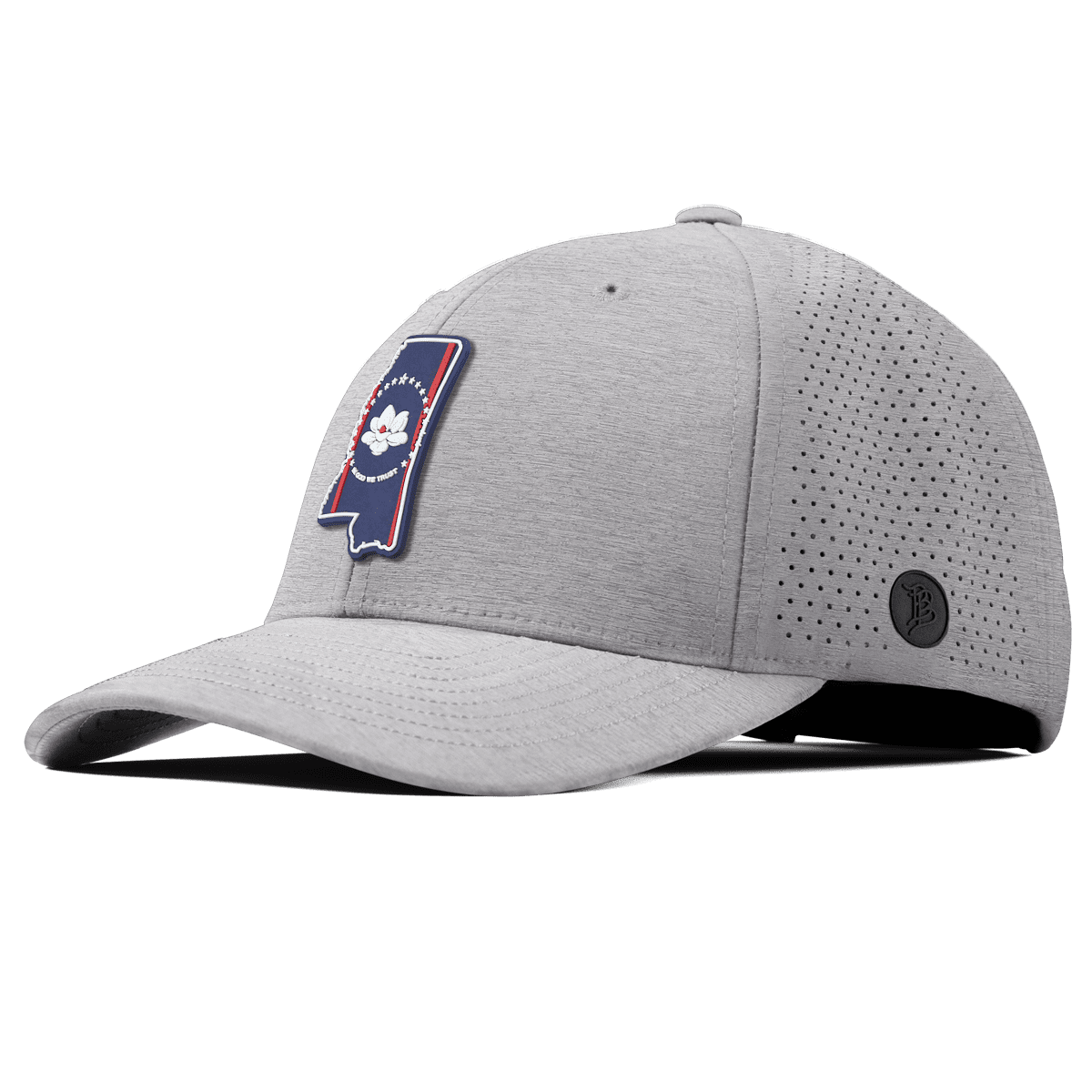 Mississippi Patriot Series Elite Curved Heather Gray 