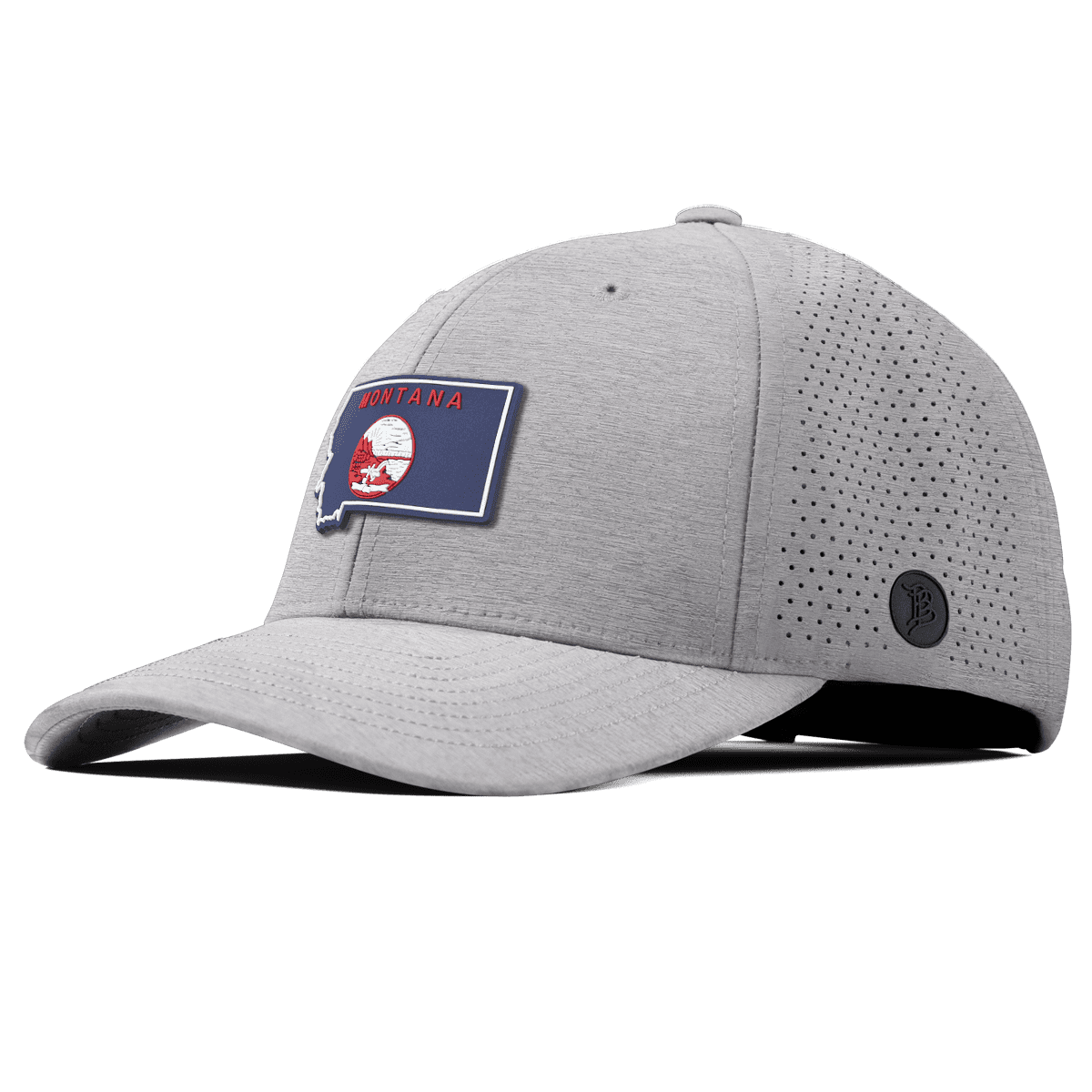 Montana Patriot Series Elite Curved Heather Gray 