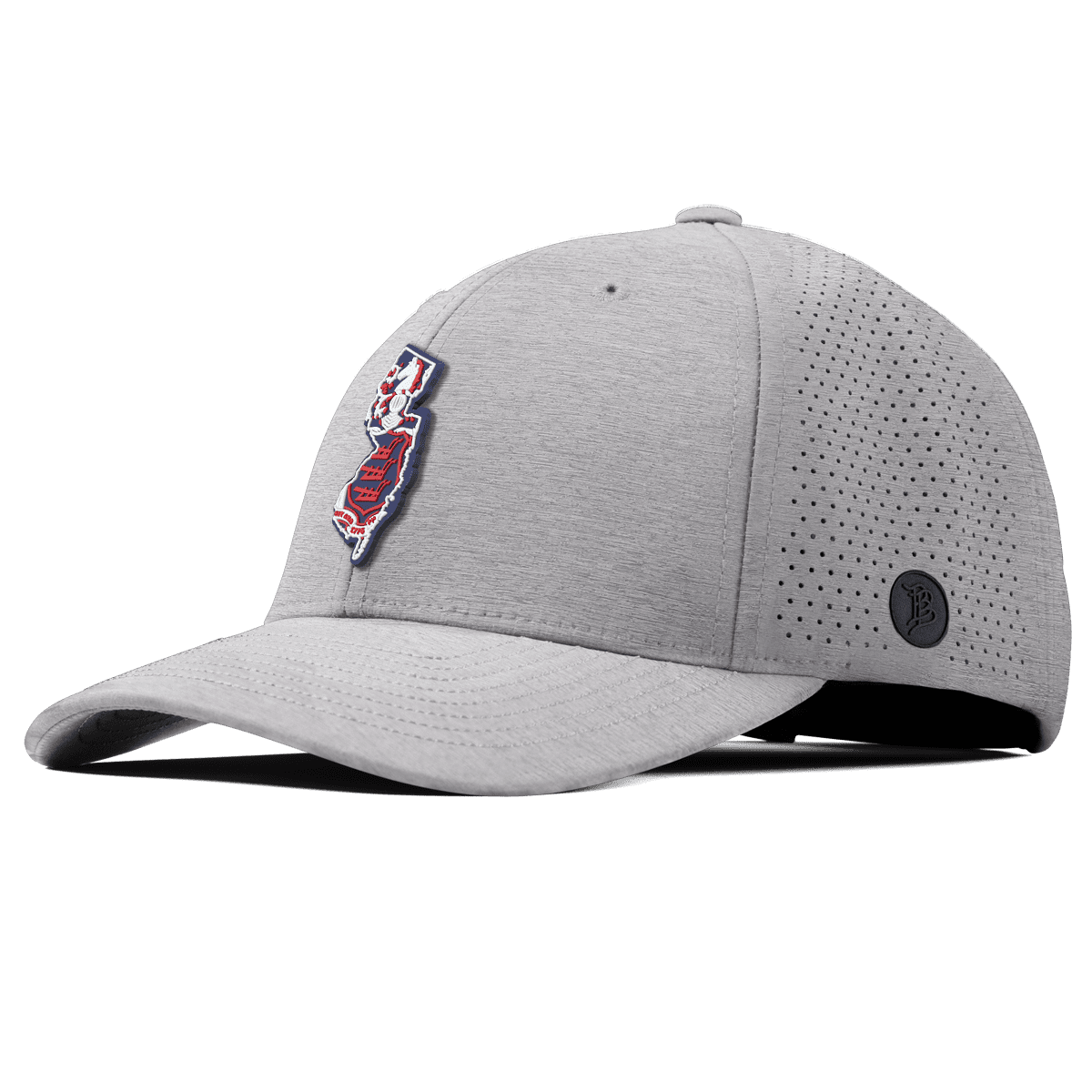 New Jersey Patriot Series Elite Curved Heather Gray 