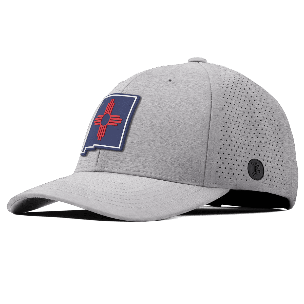 New Mexico Patriot Series Elite Curved Heather Gray 
