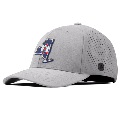New York Patriot Series Elite Curved Heather Gray 
