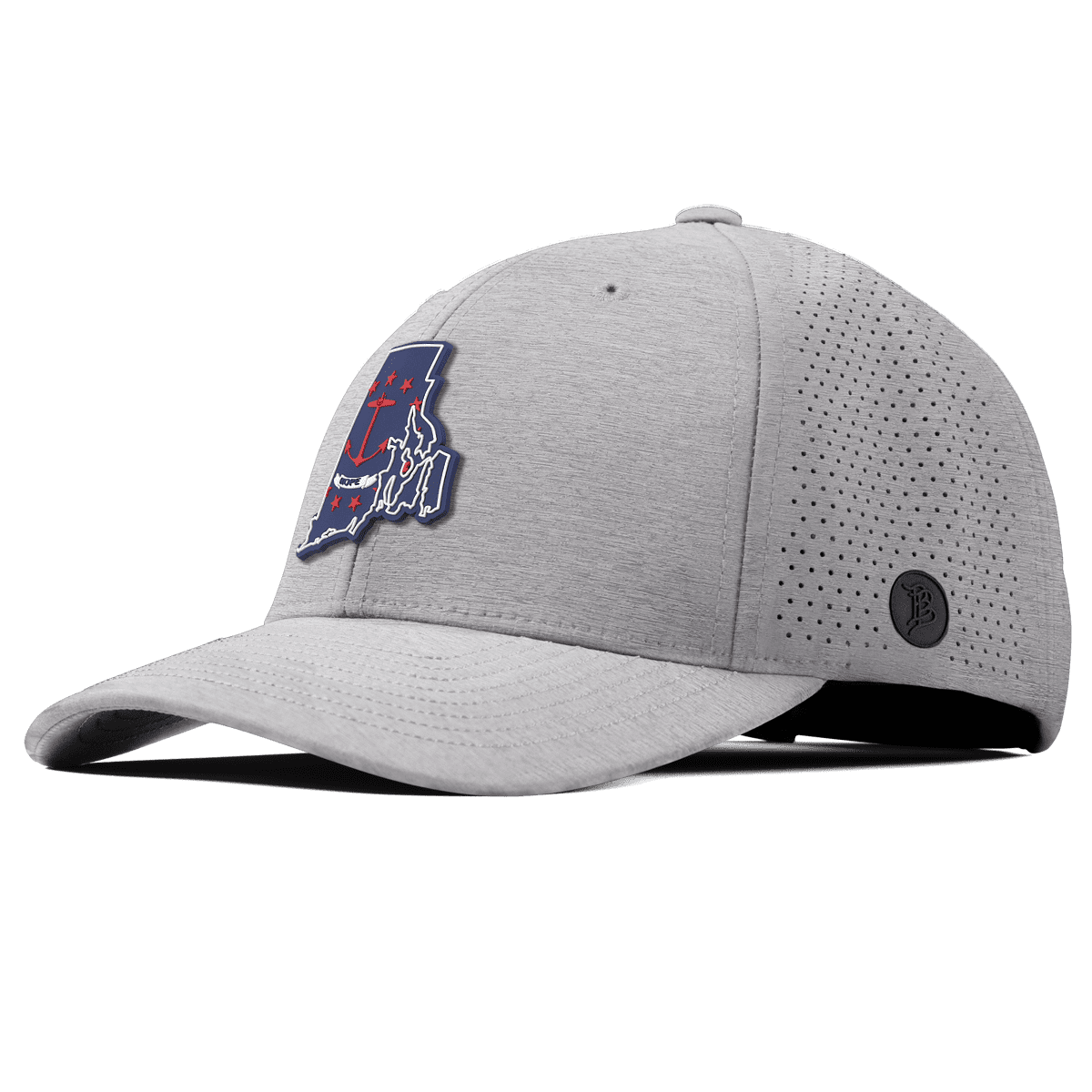 Rhode Island Patriot Series Elite Curved Heather Gray 