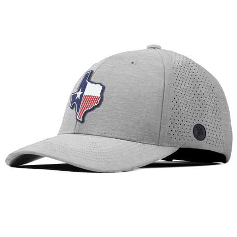 Texas Patriot Series Elite Curved Heather Gray 