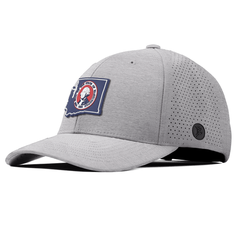 Washington Patriot Series Elite Curved Heather Gray 