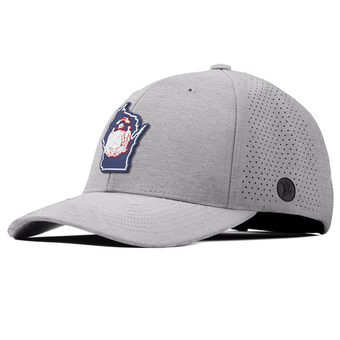 Wisconsin Patriot Series Elite Curved Heather Gray 