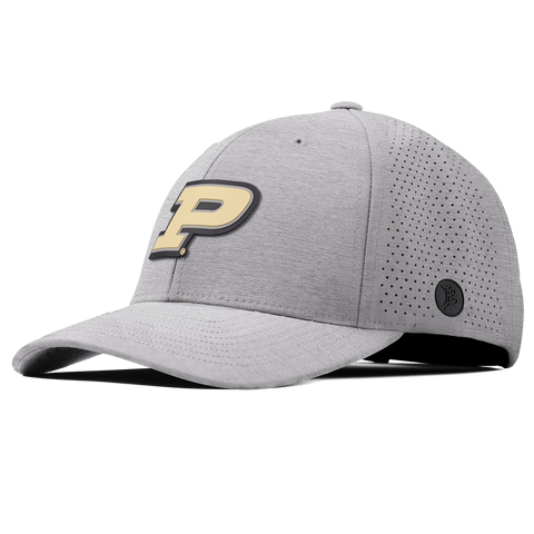 Purdue University "Purdue Block" Curved Elite Heather Gray