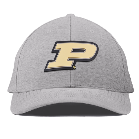 Purdue University "Purdue Block" Curved Elite Heather Gray
