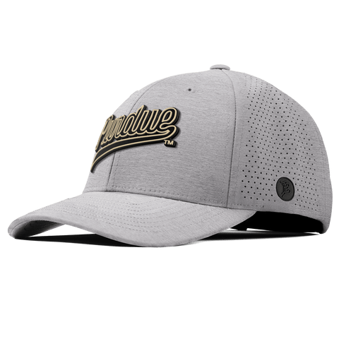 Purdue University "Purdue Script" Curved Elite Heather Gray