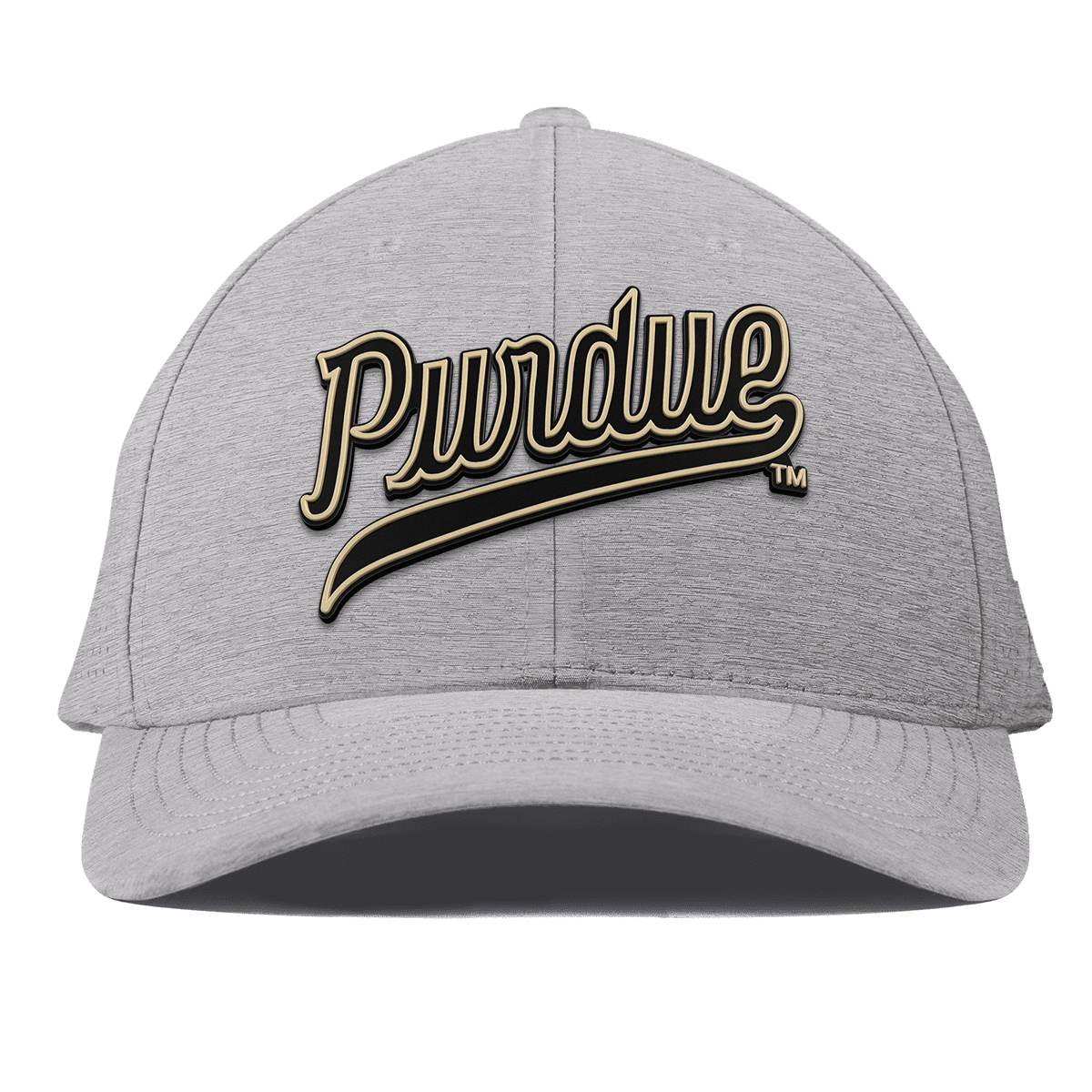 Purdue University "Purdue Script" Curved Elite Heather Gray