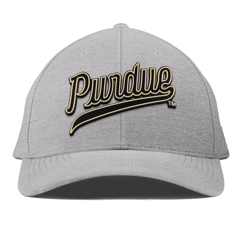 Purdue University "Purdue Script" Curved Elite Heather Gray