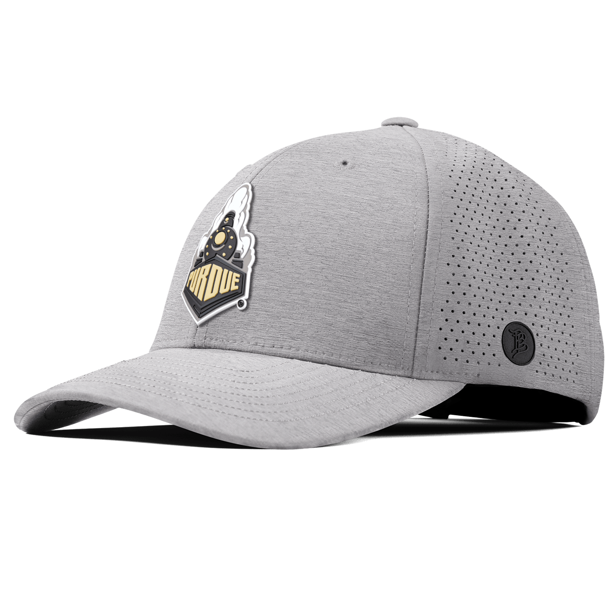 Purdue University "Purdue Team Logo" Curved Elite Heather Gray