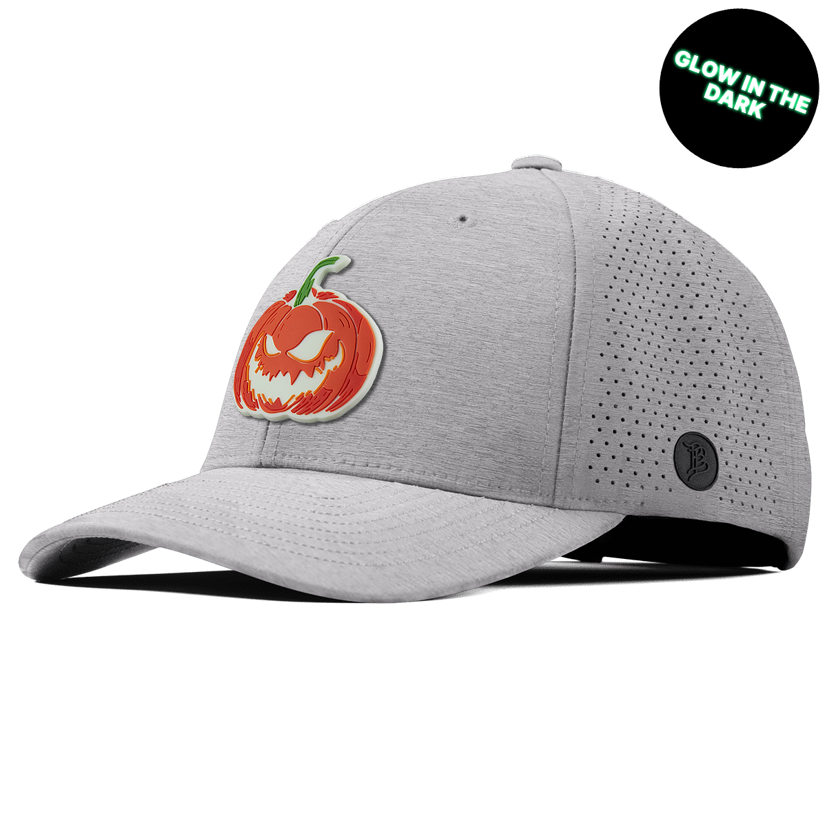 Jack-O-Lantern Glow Elite Curved Heather Gray