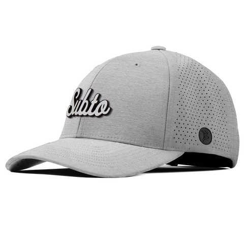 Subto Script White Elite Curved Heather Gray
