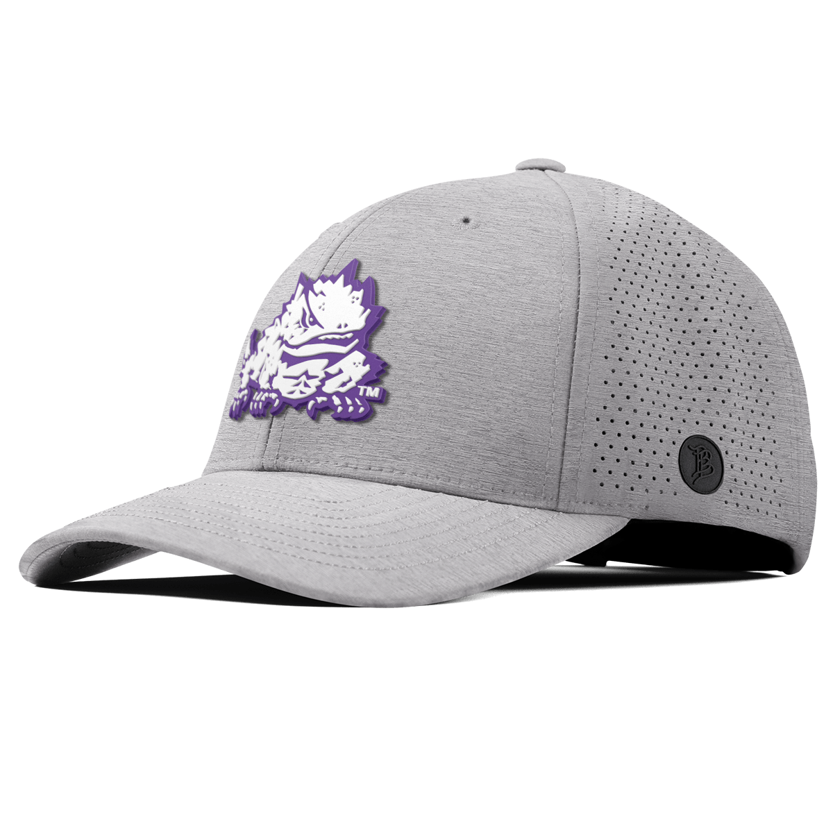 Texas Christian University "TCU Team Logo" Curved Elite Heather