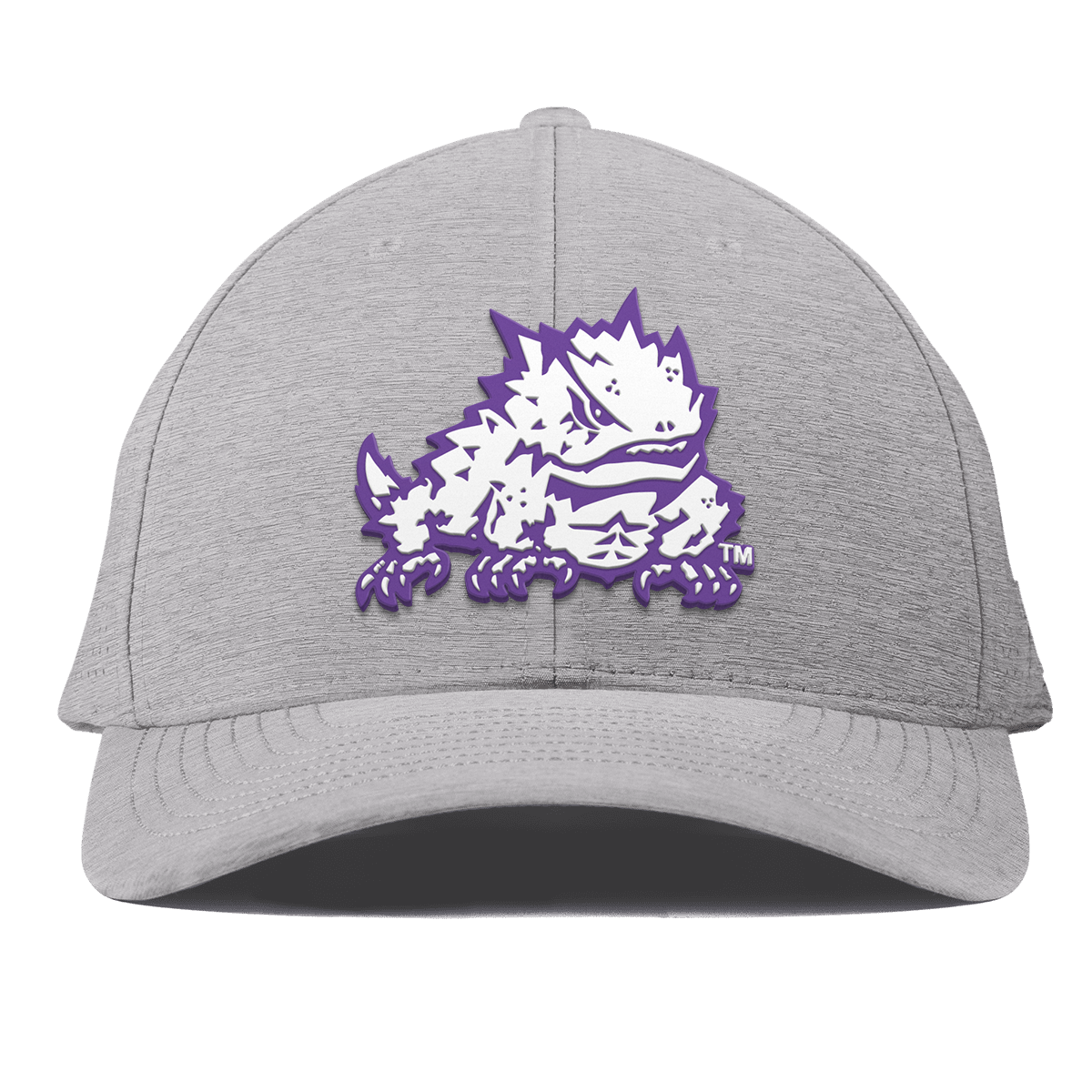 Texas Christian University "TCU Team Logo" Curved Elite Heather Gray