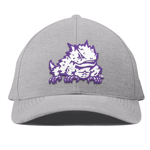 Texas Christian University "TCU Team Logo" Curved Elite Heather Gray