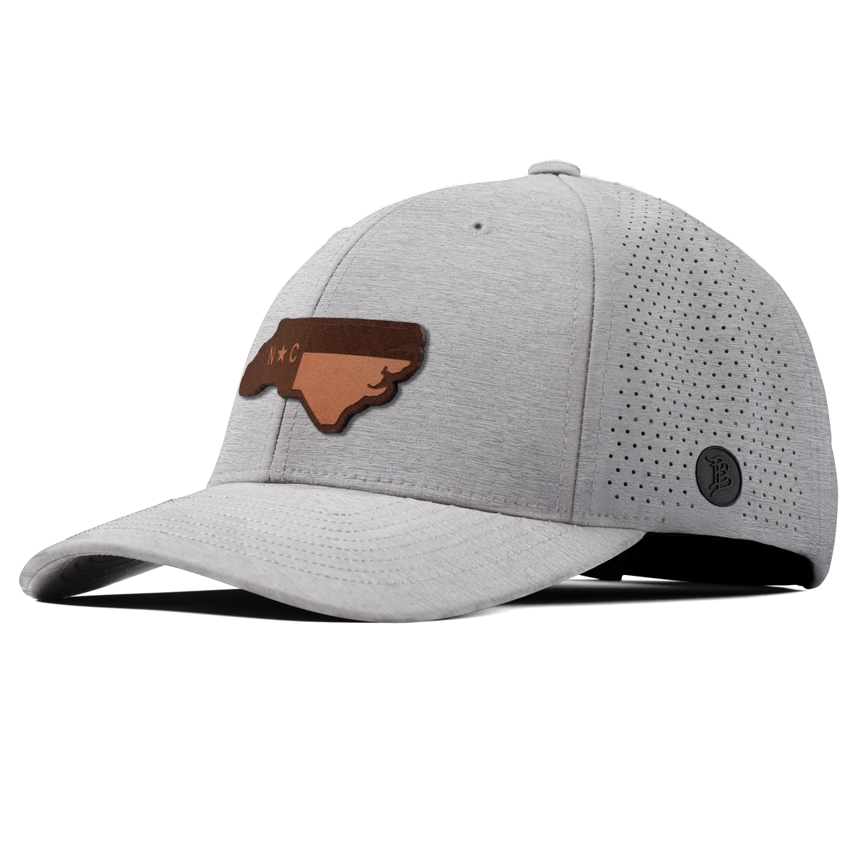 North Carolina 12 Elite Curved Heather Gray