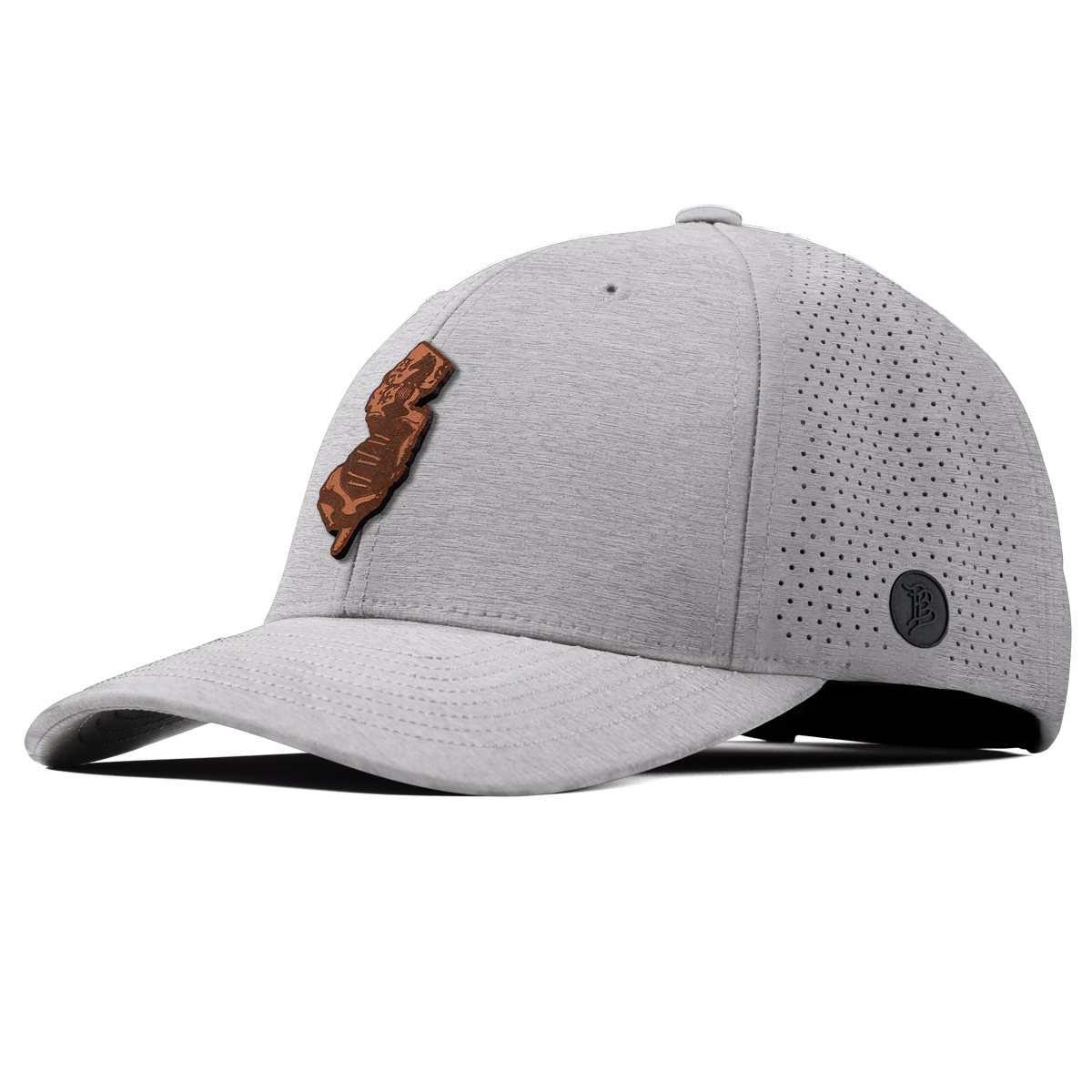 New Jersey 3 Elite Curved Heather Gray