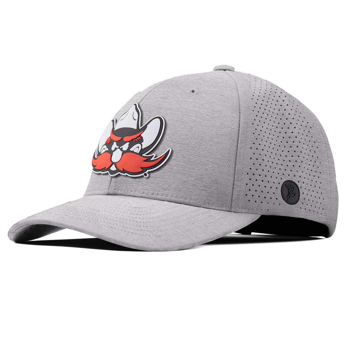 Texas Tech University "Texas Tech Raider Red" Curved Elite Heather Gray