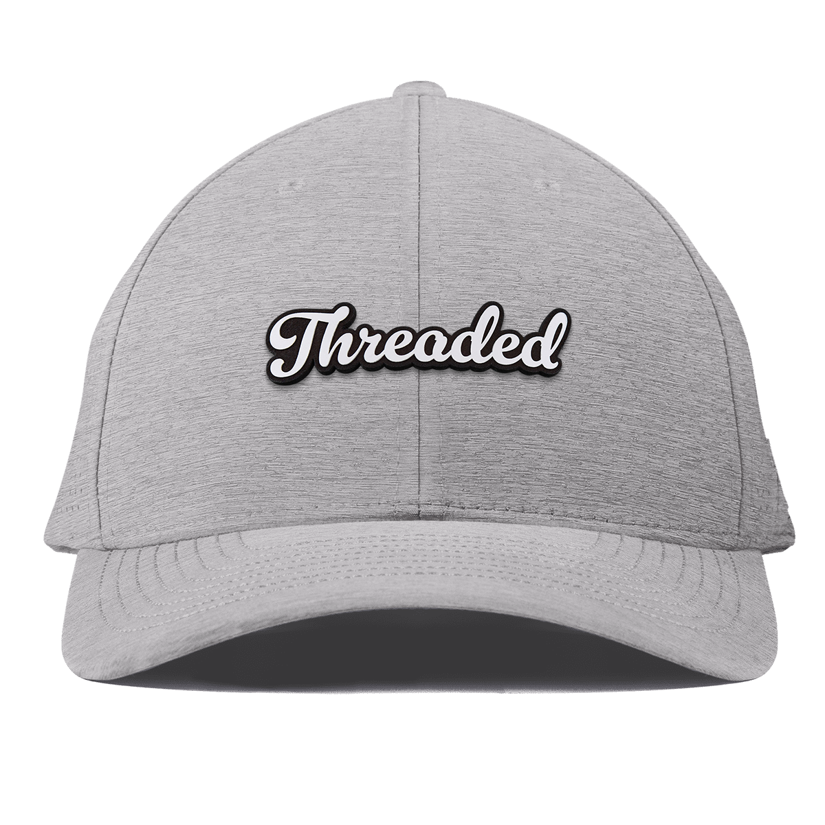 Threaded Script Curved Elite Heather Gray