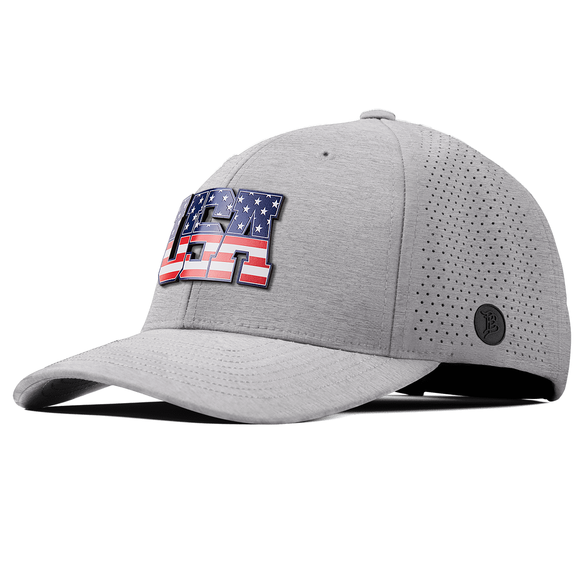 USA Tradition Elite Curved Heather Gray 