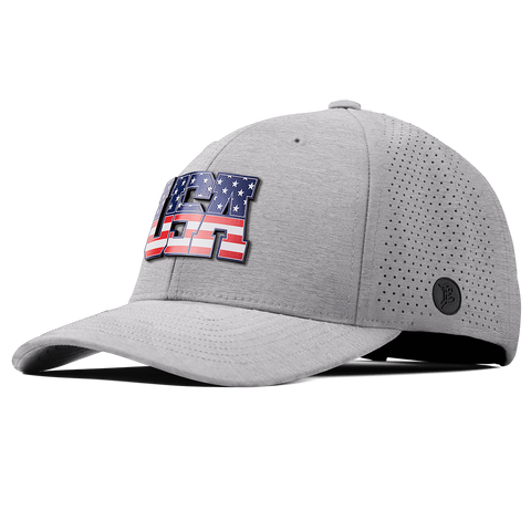 USA Tradition Elite Curved Heather Gray 