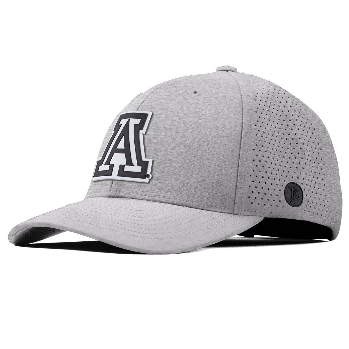 University of Arizona "Vintage Arizona Block" Elite Curved Heather Gray