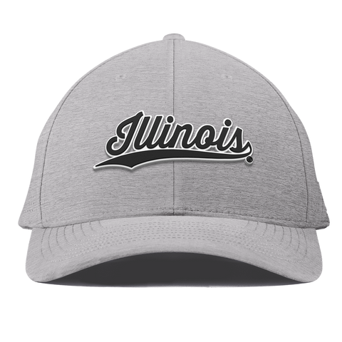 University of Illinois "Vintage Illinois Script" Curved Elite Heather Gray
