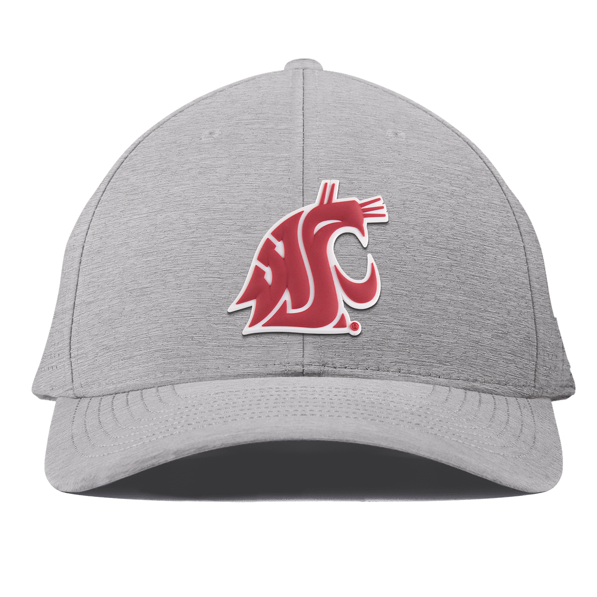 Washington State University "Washington State Team Logo" Curved Elite Heather Gray