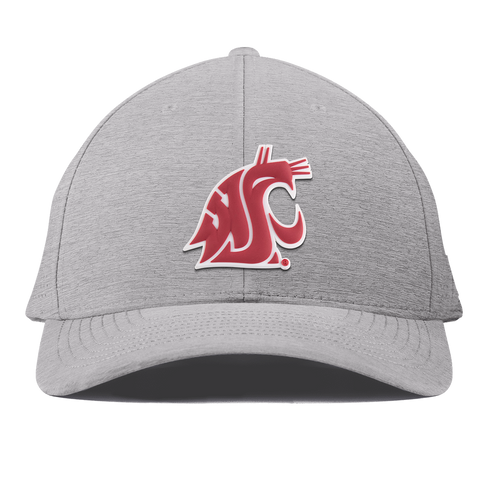 Washington State University "Washington State Team Logo" Curved Elite Heather Gray