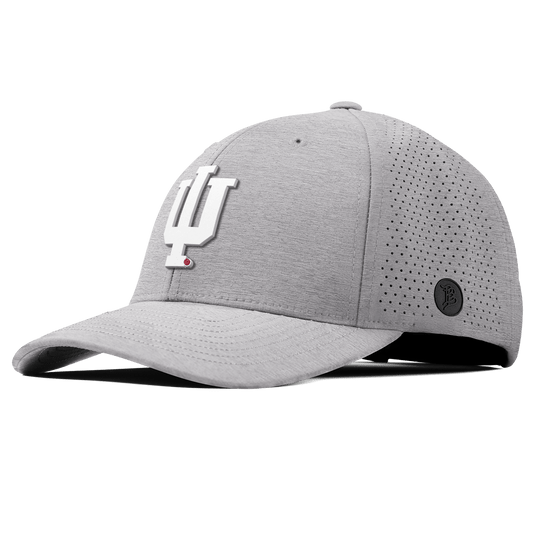 Indiana University " Indiana Team Logo" Curved Elite Heather Gray