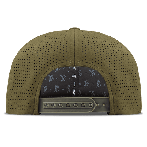 Michigan State University "Vintage MSU Team Logo" Curved Elite Back Loden