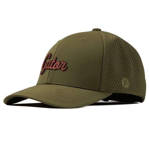 Gator Script Tan Elite Curved Loden