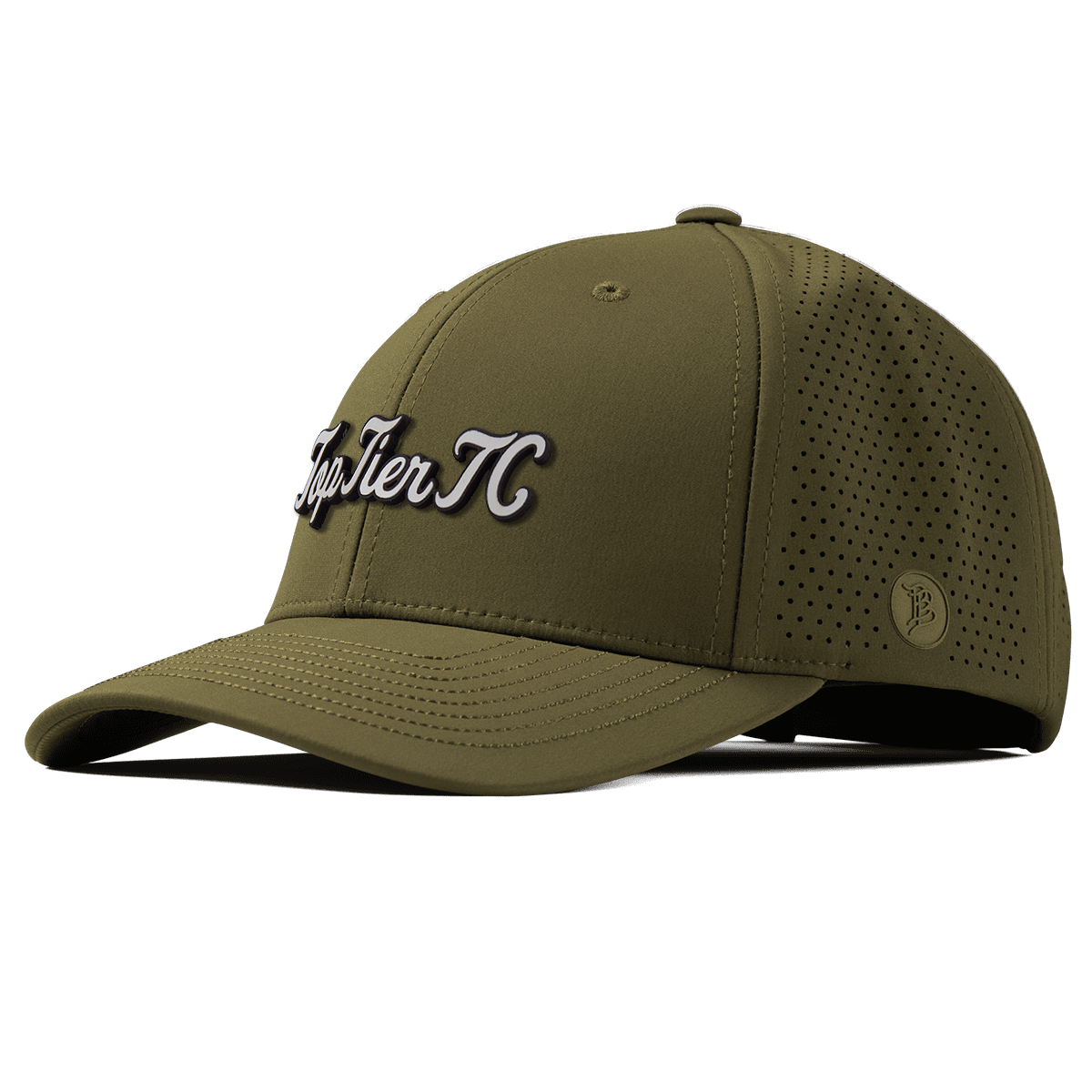 Top Tier Script White Elite Curved Loden