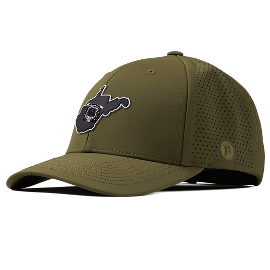 West Virginia Vintage Elite Curved Loden