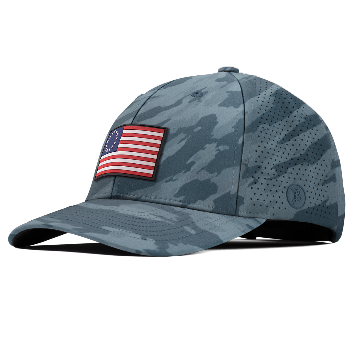 1776 PVC Elite Curved Marine Camo