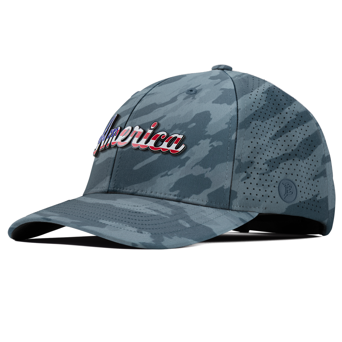 America Elite Curved Marine Camo