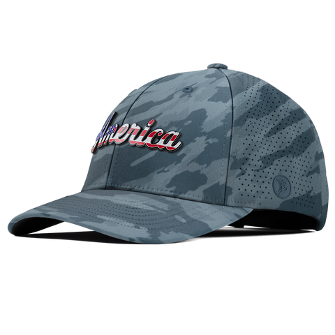 America Elite Curved Marine Camo