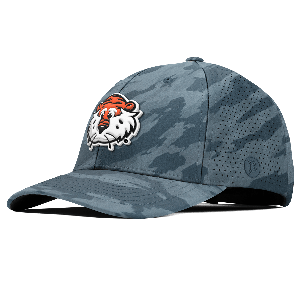 Auburn University "Aubie The Tiger" Curved Elite Marine Camo