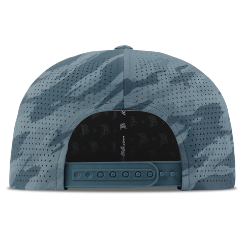 Threaded Script Curved Elite Back Marine Camo