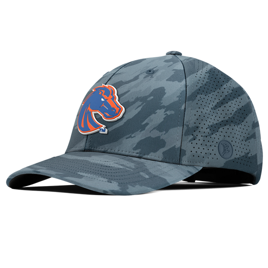 Boise State University "Boise State Broncos Orange" Curved Elite Marine Camo