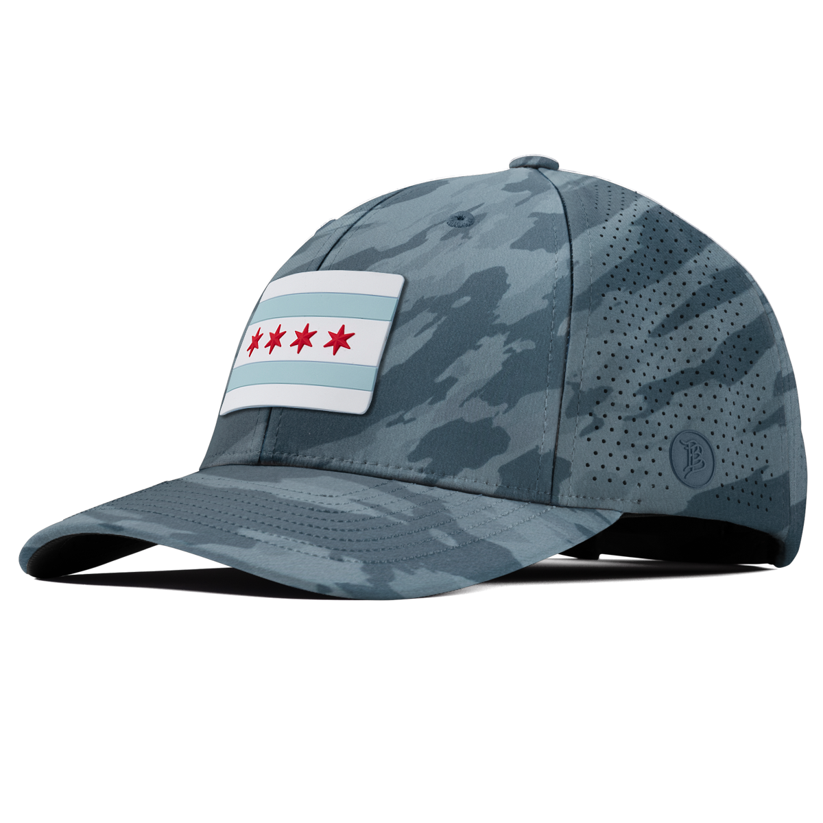 Chicago Flag Elite Curved Marine Camo