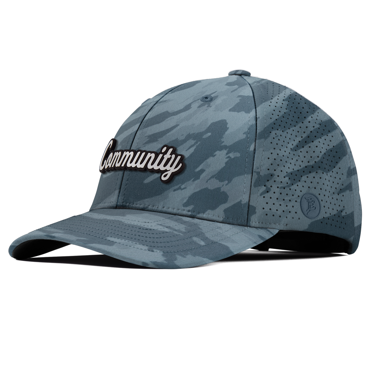 Community Script White Elite Curved Marine Camo