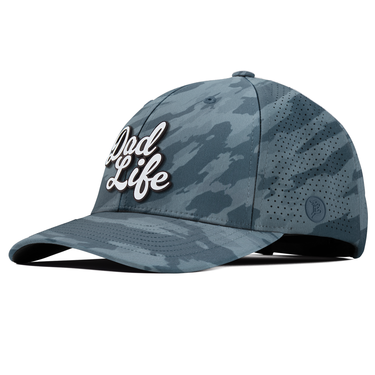 Dad Life Script Elite Curved Marine Camo