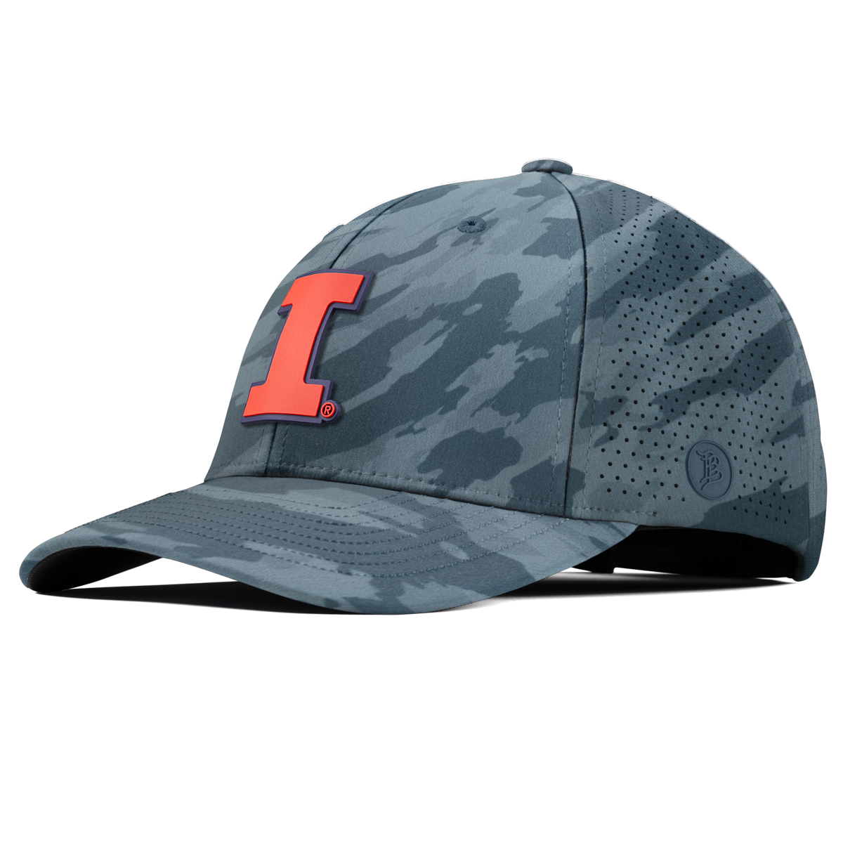 University of Illinois "Fighting Illini Orange" Curved Elite Marine Camo
