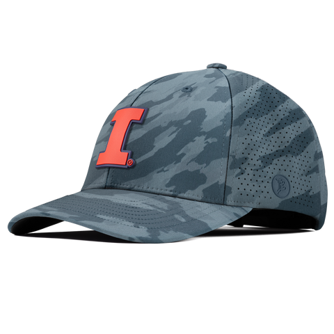 University of Illinois "Fighting Illini Orange" Curved Elite Marine Camo