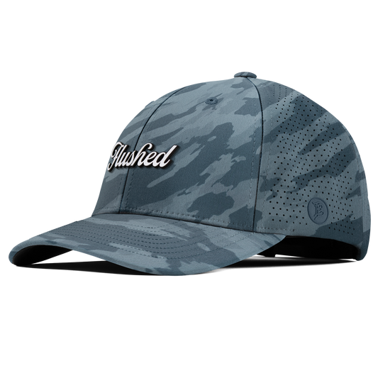 Flushed Script Curved Elite Marine Camo