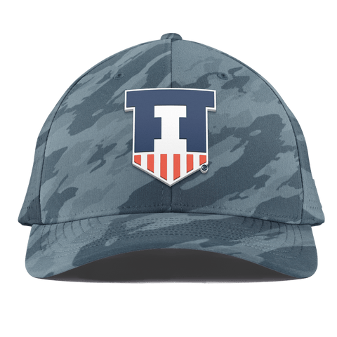 University of Illinois "Illinois Athletics" Curved Elite Marine Camo