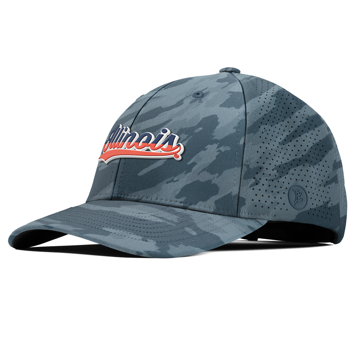 University of Illinois "Illinois Script" Curved Elite Marine Camo